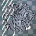 EXPRESS Polka dot button down with tie Photo 0