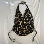 Swim Systems Leopard Print Tankini Halter Bikini USA Made D Black Size undefined Photo 0