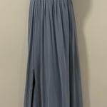 Azazie  Light Blue Maxi Bridesmaid Dress Photo 0