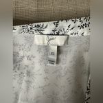 Joie  White & Black Floral Print Mini Dress Womens XS Photo 7