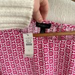 Talbots BNWT Pink Geometric Print Women's Top Photo 1