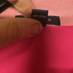 Lands' End Women’s Lands’ End Polo Tunic Top Pink Contrast Collar Long Sleeve Size M Photo 5