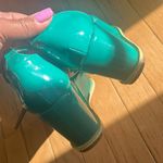 Nature Breeze  platform, patent leather green shoes, size 6 Photo 3