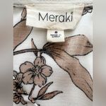 Meraki Cream Bishop Sleeve Wrap Blouse Photo 3