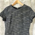 Loft  Dark Gray Knee-Length Crew Neck Sheath Dress NWT Photo 4