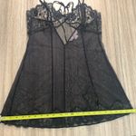 Victoria's Secret Victoria’s Secret Sheer Lace Teddie Size Medium Black Photo 9