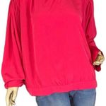 ASOS PINK BACK BUTTON MOCK NECK PUFFED SLEEVE BLOUSE (20) Photo 0