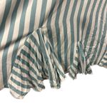 Pretty Garden Viscose Striped Wrap Look V Neck Ruffled Hem Flowy Dress Womens XL Photo 4