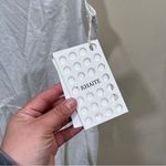 KHAITE NWT   Thea Pleated Maxi Dress $1,480 size 4 white  twill cotton maxi Photo 4