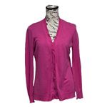Ralph Lauren Lauren  Black Label Pink Linen Cardigan Women’s M Coquette Cottege Photo 1