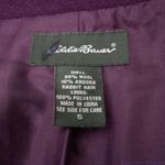 Eddie Bauer New! Wool and Rabbit hair blazer jacket, size S, color burgundy Photo 13
