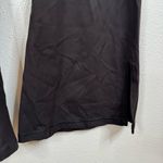 Social Tourist LA Black Low Rise Crossover Waist Flare Leggings Size Large Photo 5