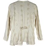 Wild Rose Vintage Petite Blazer Jacket with Heart Cut Outs Back Rose Detail 8 Photo 1