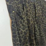 ZARA  Olive and Black Leopard Print Pants Photo 4