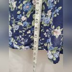 All that jazz Vintage  Floral Blue Dress Size 9 Photo 3