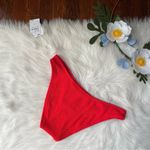 Good American  swim Always Fits Classic Bikini Bottom Bright Poppy NWT Photo 2
