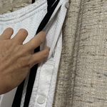 PINK - Victoria's Secret PINK Victoria’s Secret White Tear Away Snap Track Pants  Photo 2