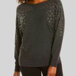Rafaella NWT Rafaela Women's Leopard Sparkle Shoulder
Sweater Gray Heather~Large 💚 Photo 0