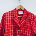 Doncaster Vintage  red striped button up blazer jakcet size 6 Photo 1