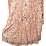 Roz & Ali Roz & Ali Mesh Dot Print Popover Blouse Top Orange Size 1X Feminine Romantic Photo 9