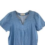Madewell Denim Popover Swing Dress Chambray Photo 5