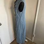 31. House of Harlow Sleeveless Denim Maxi Dress Size Medium Blue Size L Photo 5