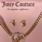 Juicy Couture Crystal HEART NECKLACE AND EARRING SET Photo 2