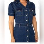 Celebrity Pink  Button up Dress, Women's mini dress size L Photo 4