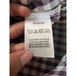 Wrangler Pearl Snap Shirt Women Size Large Purple Blue Tartan Plaid Lightweight Photo 13