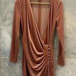 Topshop  Velvet Ruched Mini Dress – Holiday Party / Cocktail – Size 6 Photo 1