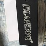 BLANK NYC NWT Time Zone Acid Wash Denim Short Sleeve Romper medium Photo 5