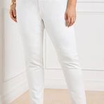 Talbots  Slim Ankle White Jeans Size 18W‎ Petite Photo 0