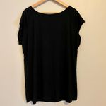 Tummy Tight Women’s Crew Neck Tee Black Size 3XL NWT Photo 2
