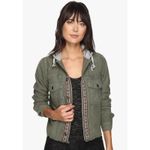 Free People Women's Weekend Wanderer Military Jacket Moss S/P Photo 11