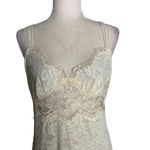 Vintage 80s Neiman Marcus Jonquil by Diane Samandi Bridal Nightgown L Cream Lace Size L Photo 1