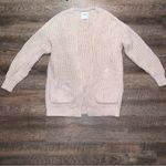 Abercrombie & Fitch Sweater Cardigan with Pockets Khaki/ Brown Size XL Photo 2
