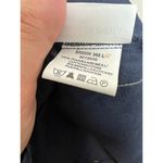 Luhta Navy Button Down Shirt Jacket with Embroidery on Back Women's Sz. 8 Blue Photo 6