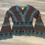 Catherine Malandrino Boho Style Shite Size Small, Zipper back see last pic flaw, pit to pit is 17, length is 21 Photo 0