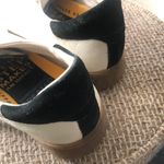 Sam Edelman Josi Gum Sole Leather Retro Genuine Leather lar up sneakers white with black details and arch support soles Photo 6