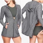 Athleta  Vitamin Sea  Heathered Gray Full Zip Hoodie Activewear Jacket Size S Photo 1