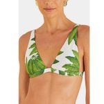 Farm Rio 💕 Palm Fan Bikini Set - Triangle Bikini Top + Low Bikini Bottom XL NWT Photo 4