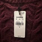 EXPRESS Deep Burgundy Knit Sweater Photo 1