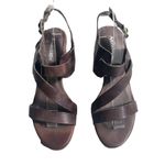 Antelope Dark Brown Zigzag-Strap Ada Leather Sandal Photo 3