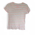 Joules Nessa Pink Striped Embroidered Lifes a Peach T Photo 2