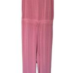 Lulus Pink Sleeveles Waist Tie Lounge Jumpsuit XS NWT Photo 1