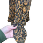Finders Keepers Lana Snakeskin-Print Mini Dress Brown Black Size US 4 Photo 5