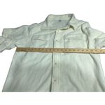 PINK - Victoria's Secret Victoria's Secret PINK Cream Sherpa Fleece Button Down Shirt Jacket Women's L/G Photo 3