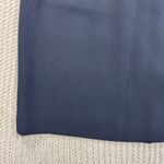 Alex Garfield Pencil Skirt 12‎ Petite Navy Ribbed Quiet Luxury Old Money Vtg USA Blue Size 12P Photo 3