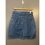 Zona Libre Denim Skirt Womens 11 12 Blue Embroidered Rose Floral Jean Y2K Retro Photo 3