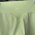 437  V Criss cross biker shorts iced matcha mint high rise alix earle workout Photo 4